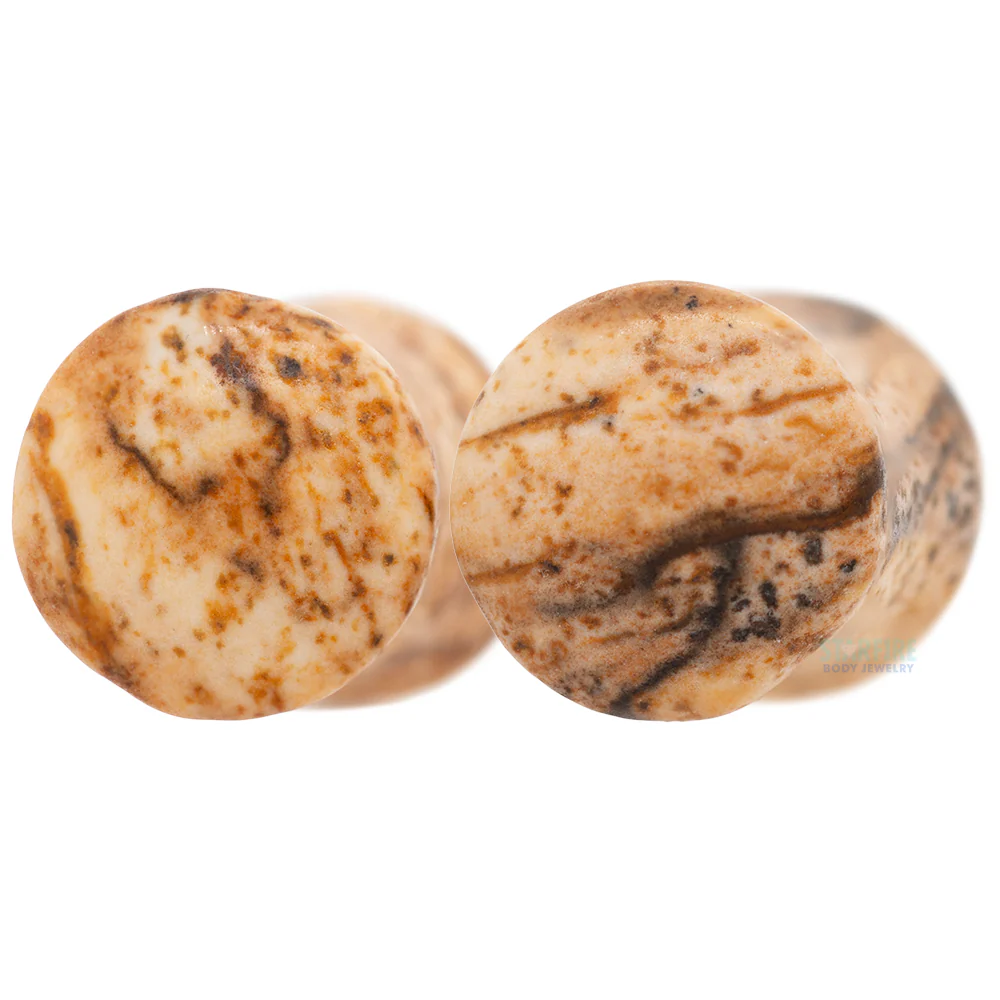 Stone Plugs - Jasper