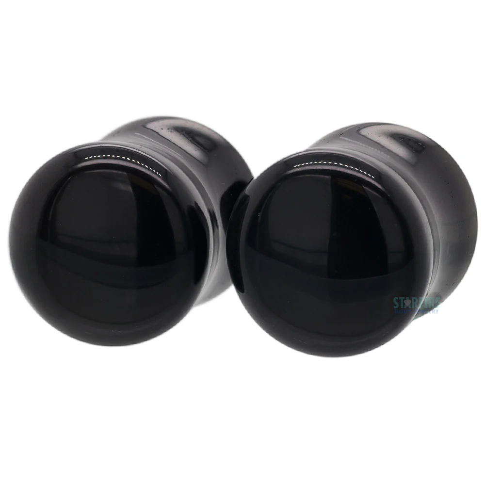 Stone Plugs - Rainbow Obsidian