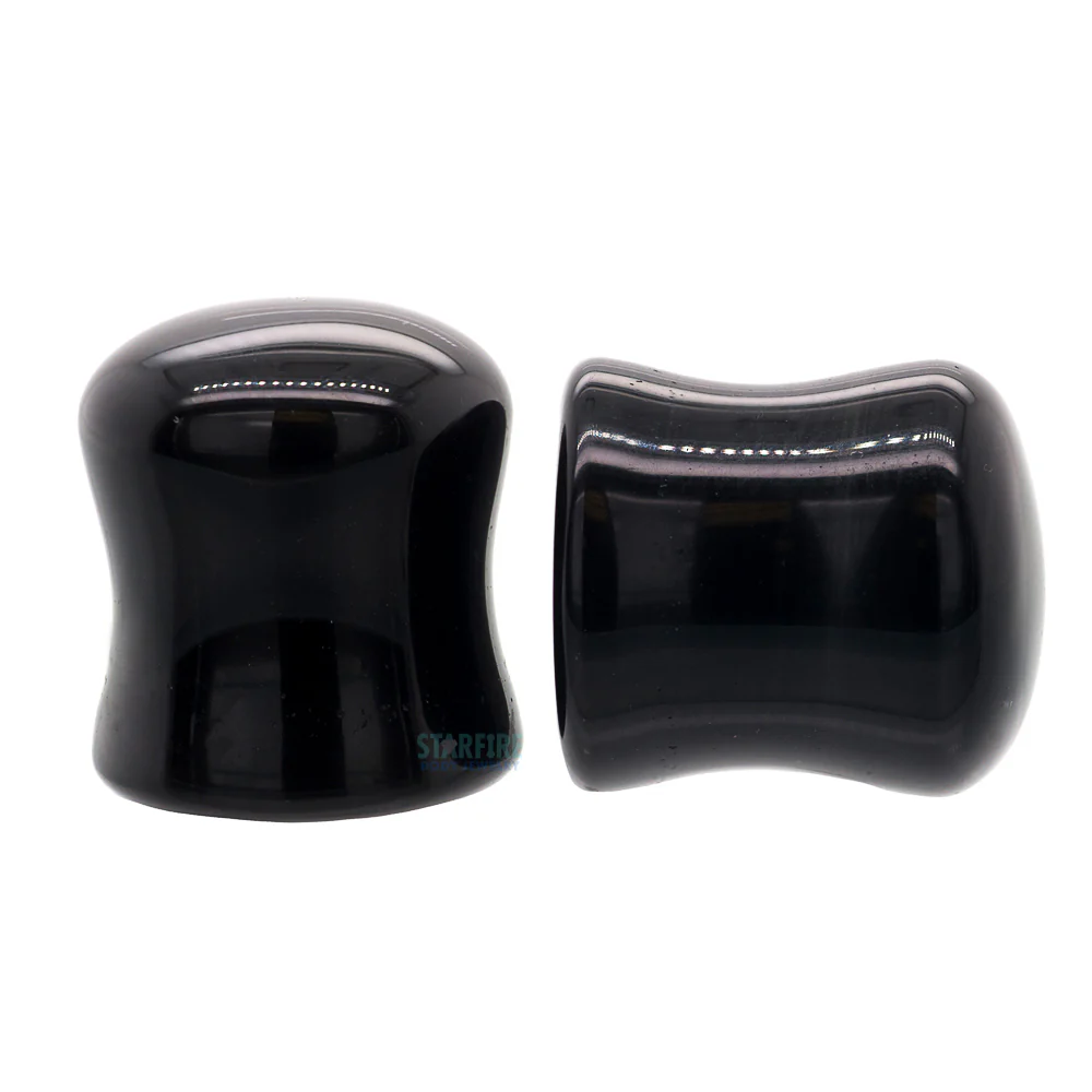 Stone Plugs - Rainbow Obsidian - Image 2