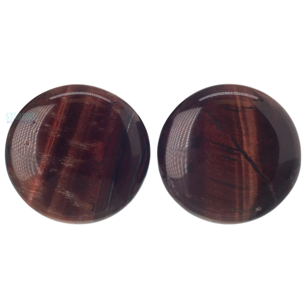 Stone Plugs - Red Tiger's Eye - Image 3