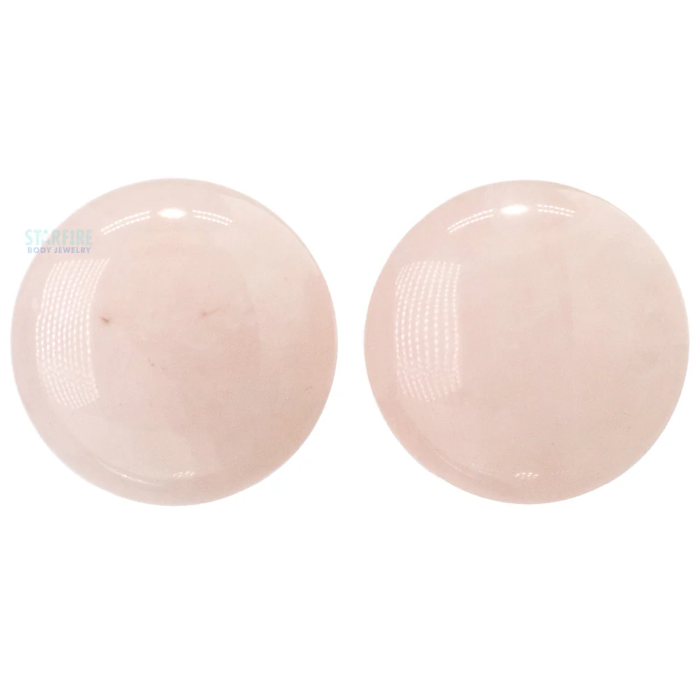 Stone Plugs - Rose Quartz - Image 2