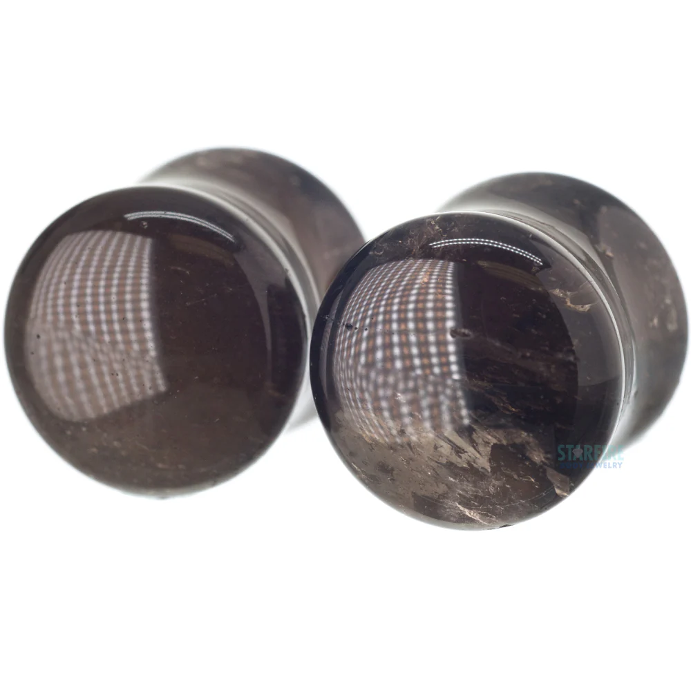 Stone Plugs - Smoky Quartz - Image 2