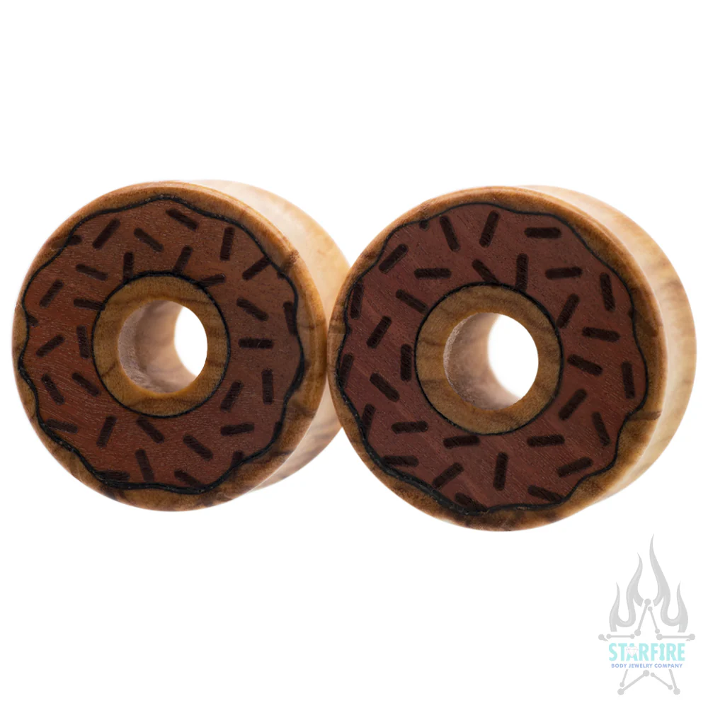 Doughnut Wood Plugs / Tunnels - Image 3