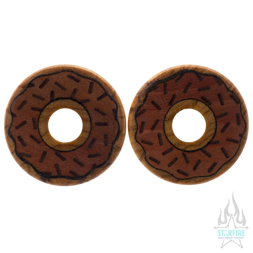 Doughnut Wood Plugs / Tunnels - Image 5