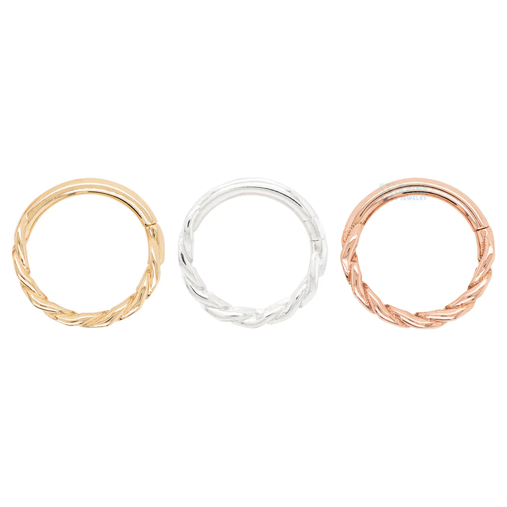 "Downtown" Continuous Ring in Gold - Image 3