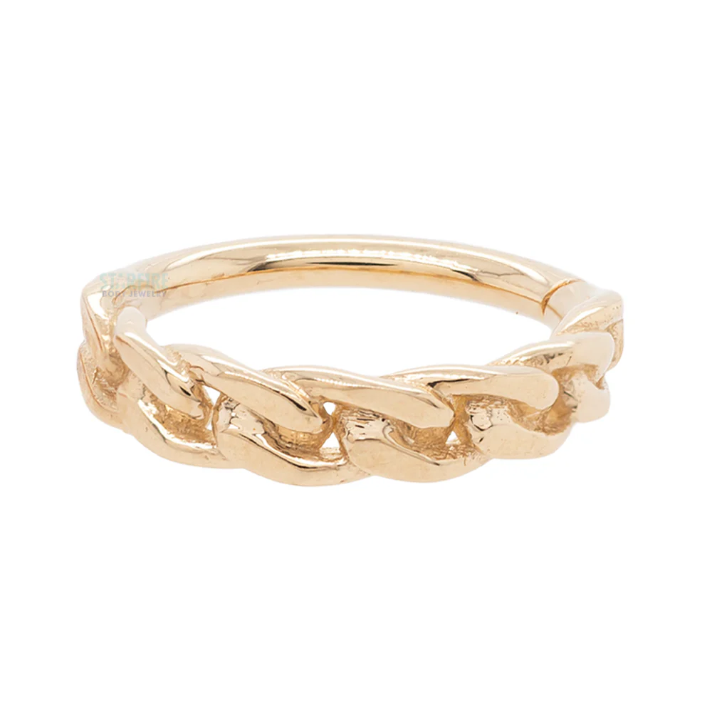 "Downtown" Continuous Ring in Gold - Image 4