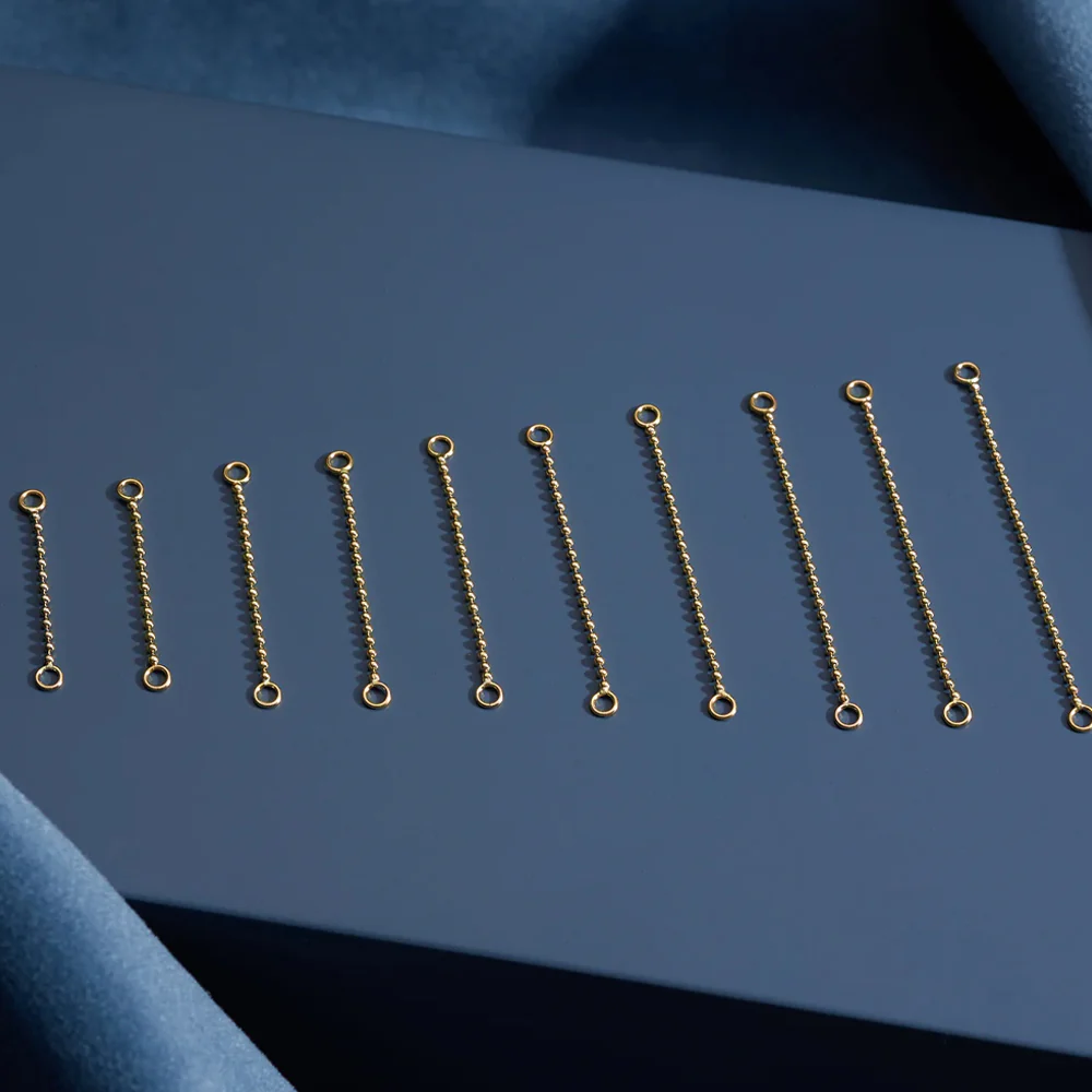 Beaded Chain Attachment in Gold - Image 2