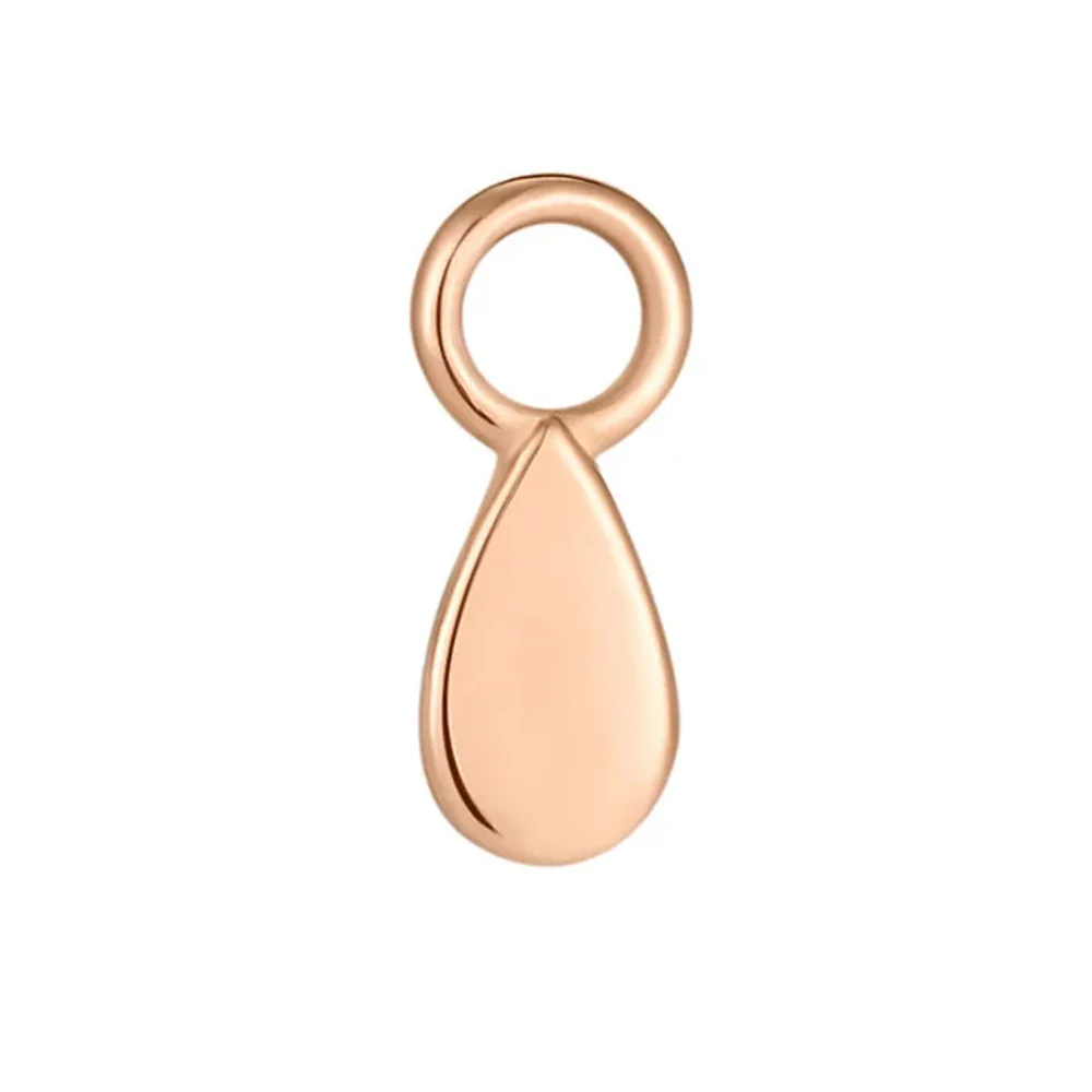 "Droplet" Charm in Gold - Image 4