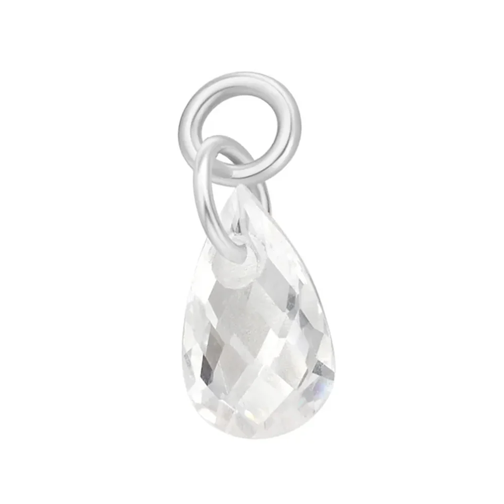 "Linger" Charm in Gold with White CZ - Image 4
