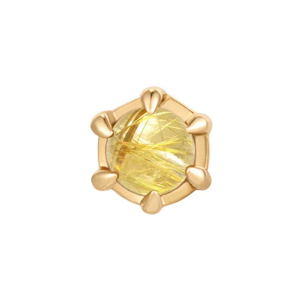 threadless: "Amulet" End in Gold with Gemstones - Image 6