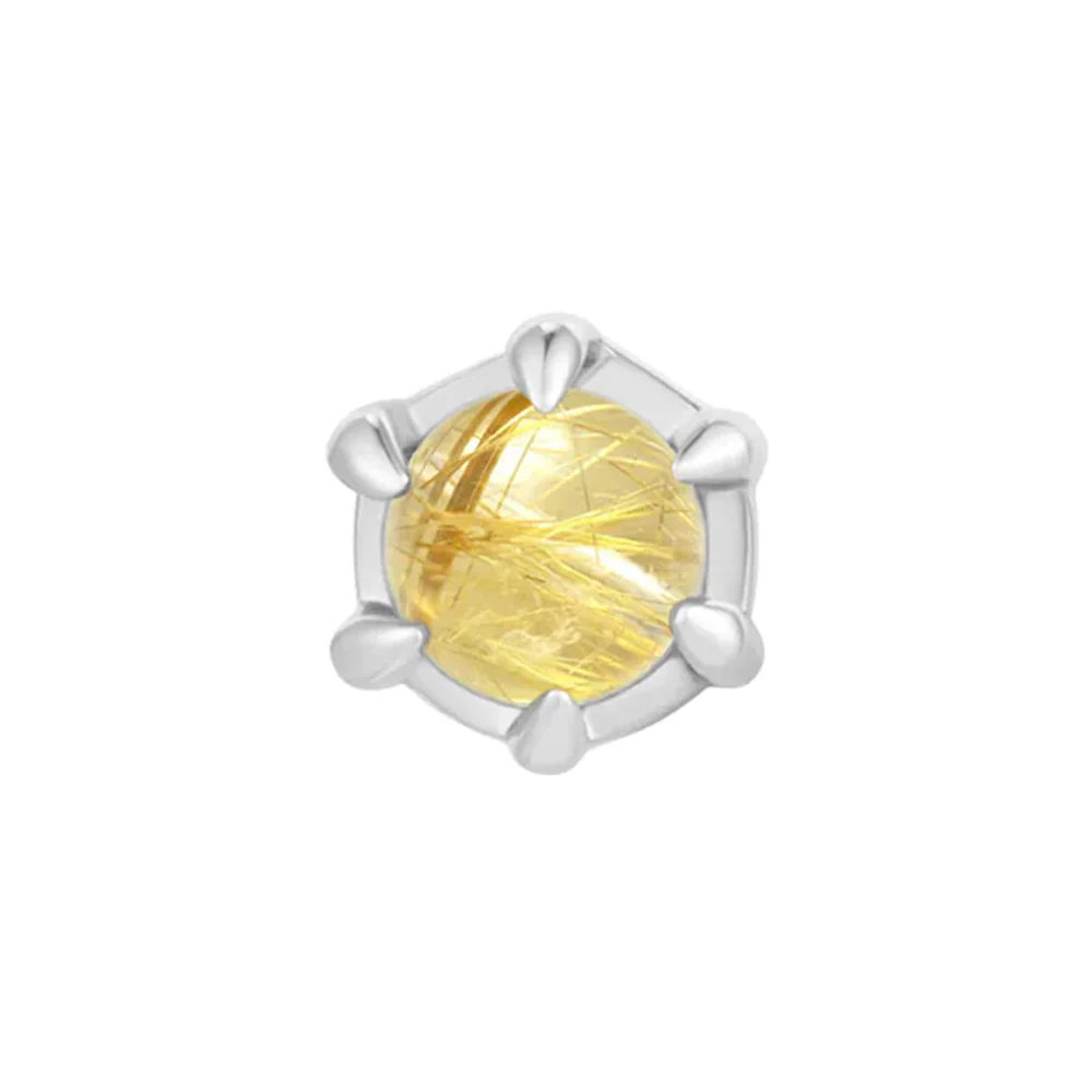 threadless: "Amulet" End in Gold with Gemstones - Image 7