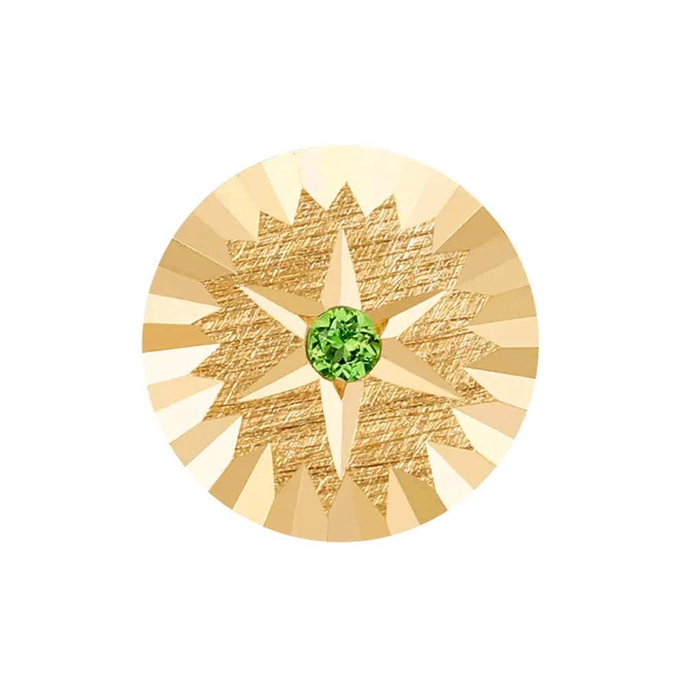 threadless: "Aspiration" End in Gold with Chrome Diopside