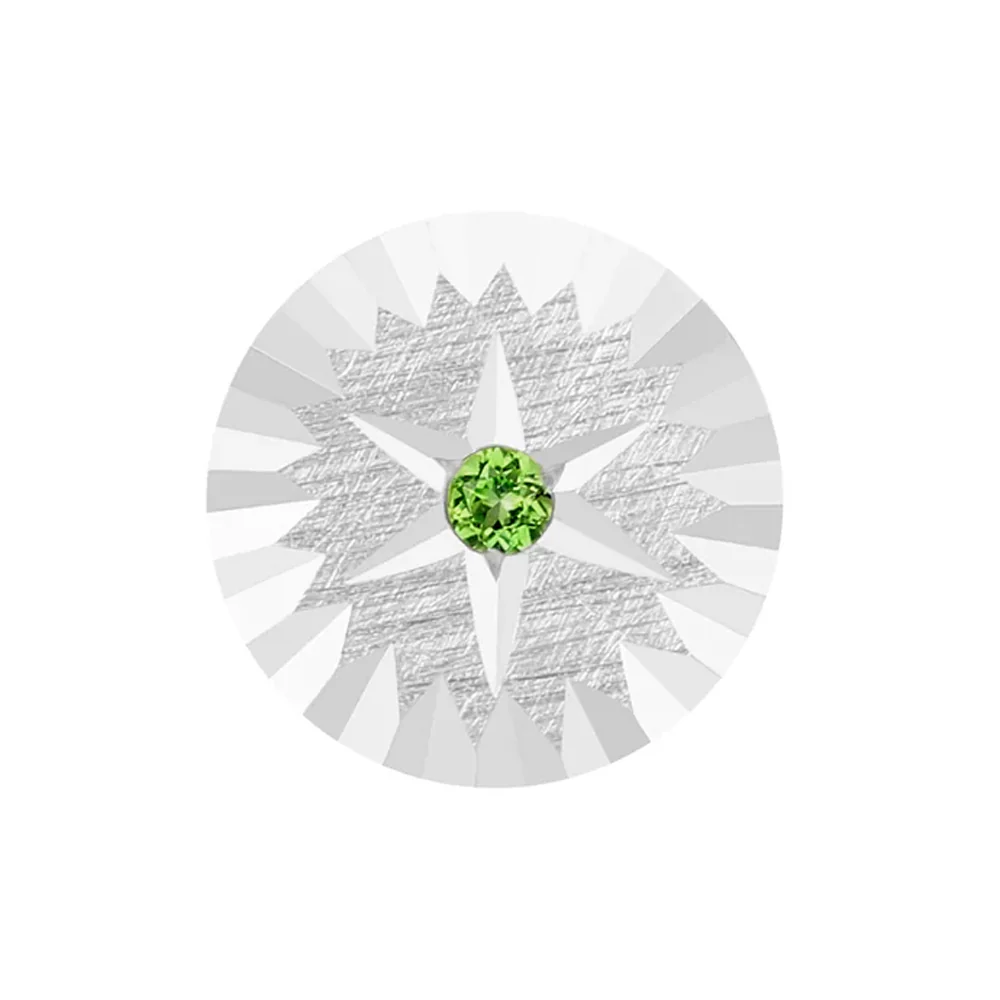 threadless: "Aspiration" End in Gold with Chrome Diopside - Image 4