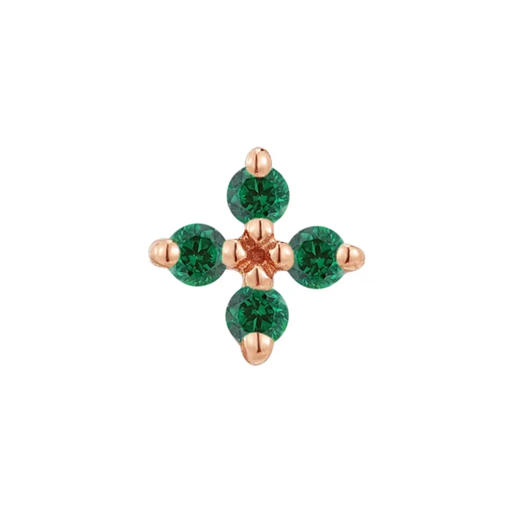 threadless: "Crux" End in Gold with Gemstones - Image 10