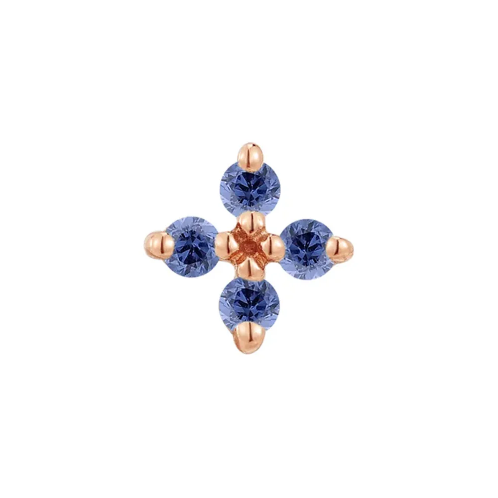 threadless: "Crux" End in Gold with Gemstones - Image 15