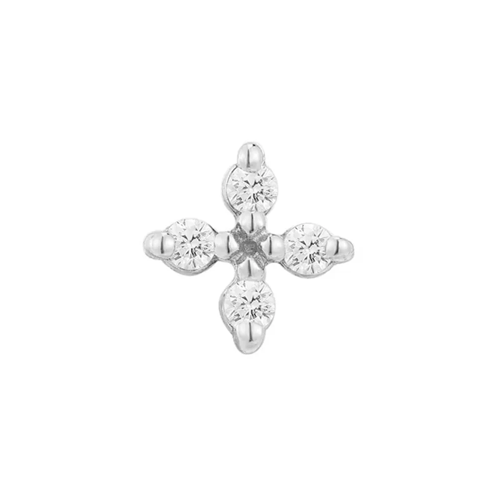 threadless: "Crux" End in Gold with Gemstones - Image 3
