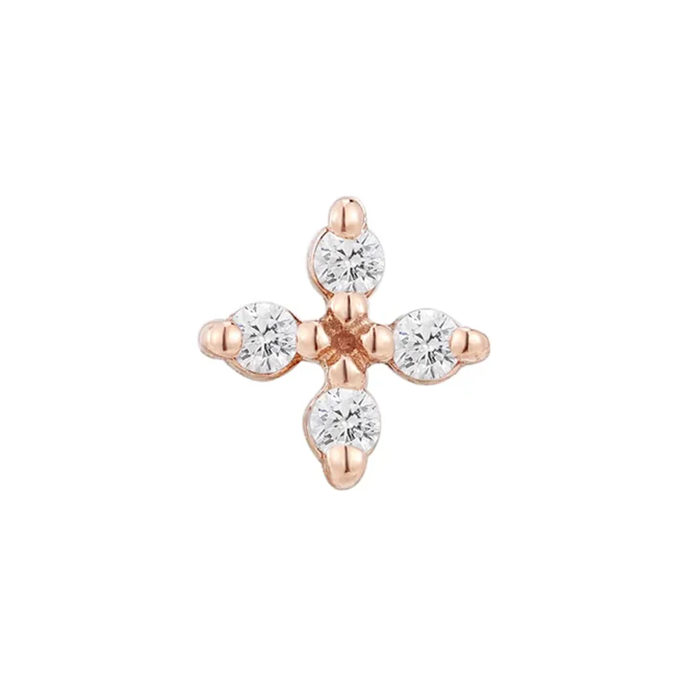 threadless: "Crux" End in Gold with Gemstones - Image 7