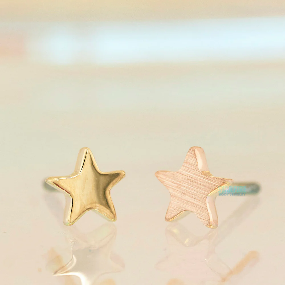 threadless: Five Point Star End in Gold - Image 2