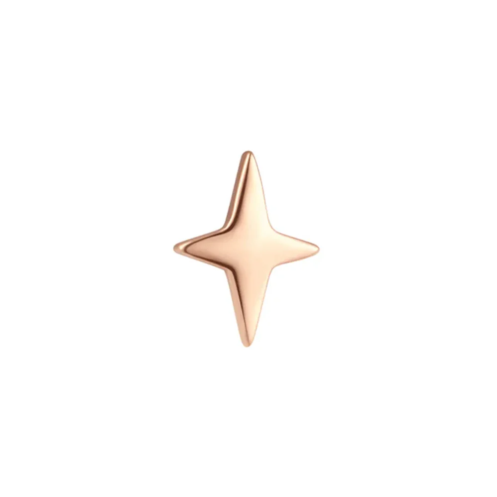 threadless: Four Point Star End in Gold - Image 7