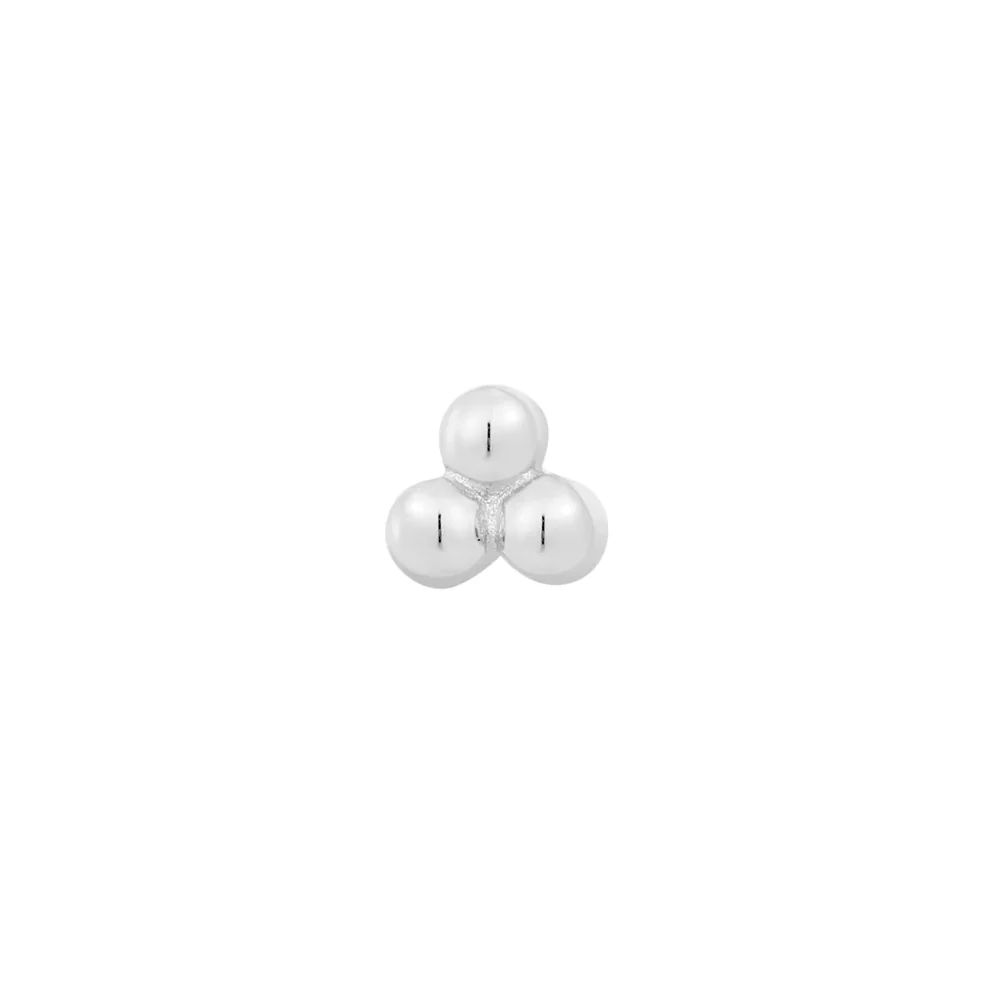 threadless: Mini 3 Bead End in Gold - Image 3