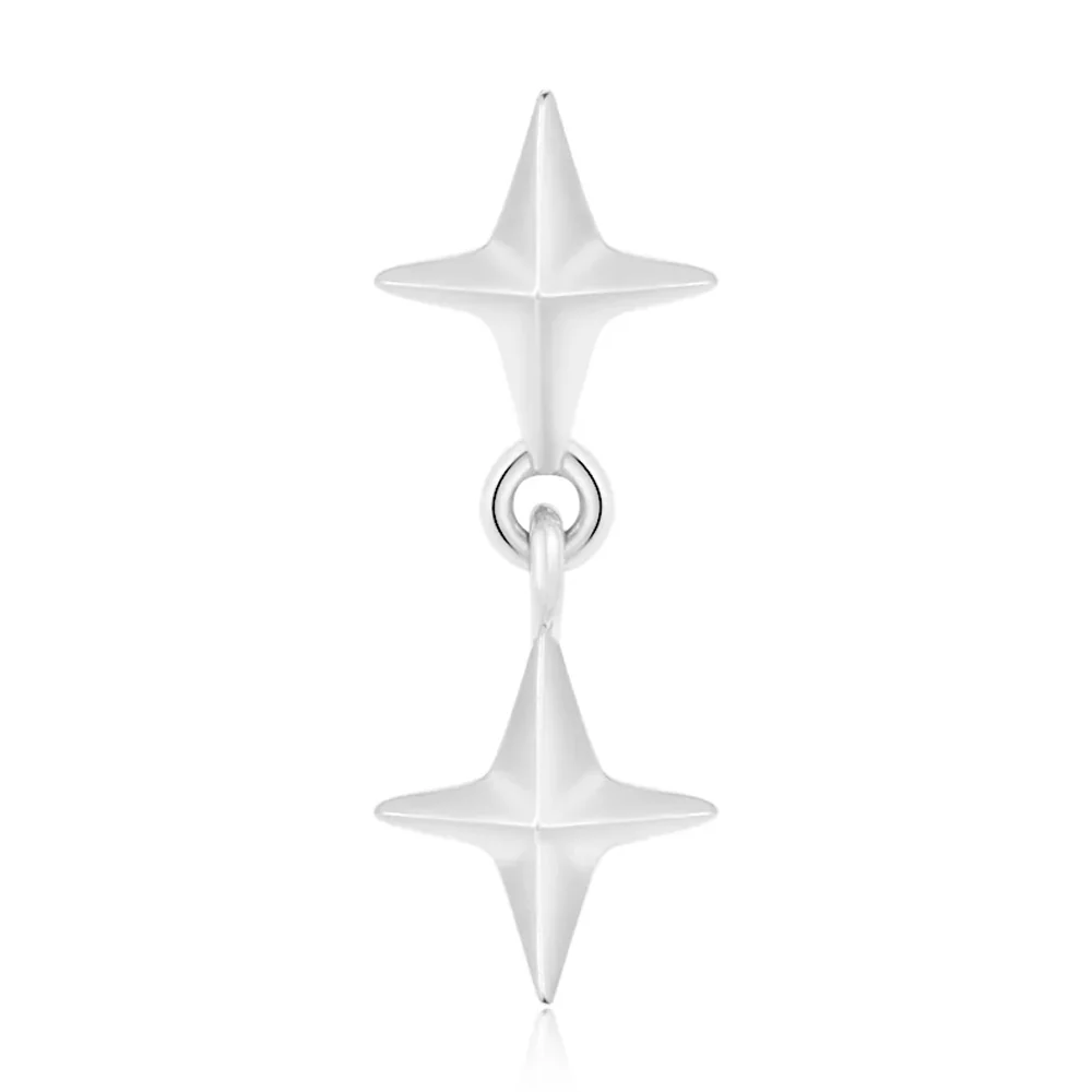 threadless: "North Star" End with Dangle in Gold - Image 3