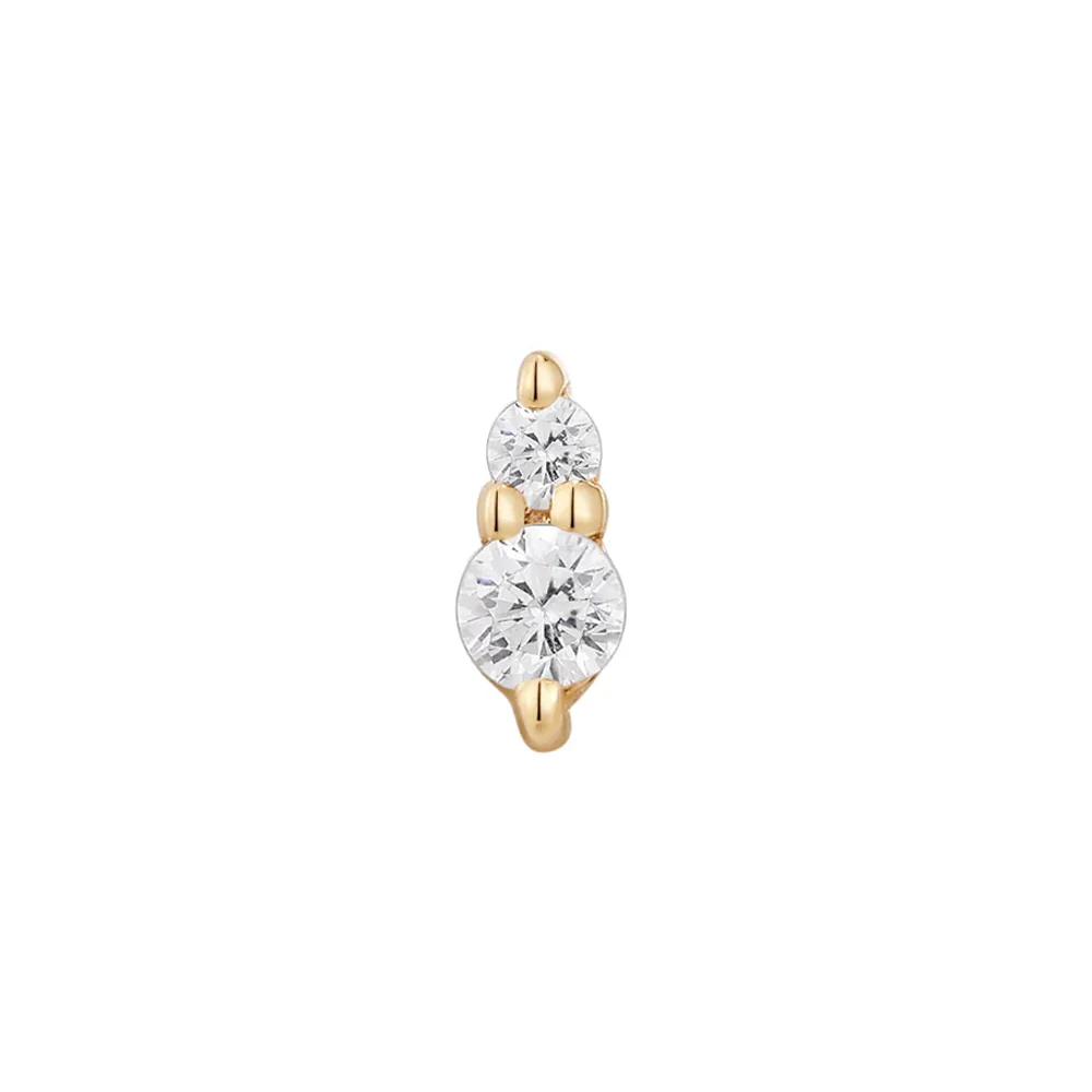 threadless: "Prim" End in Gold with Gemstones - Image 5