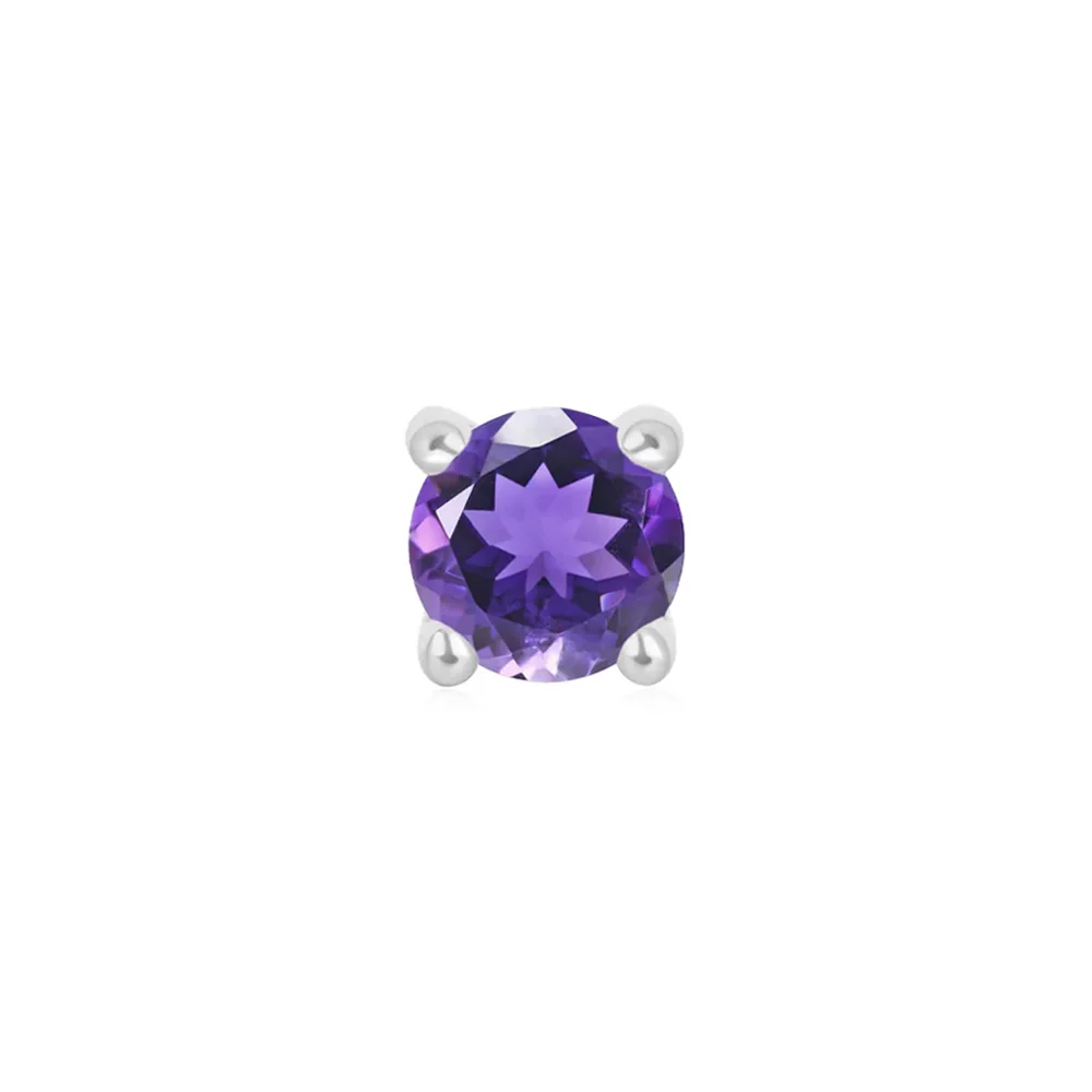 threadless: Prong Set End in Gold with Gemstone - Image 8
