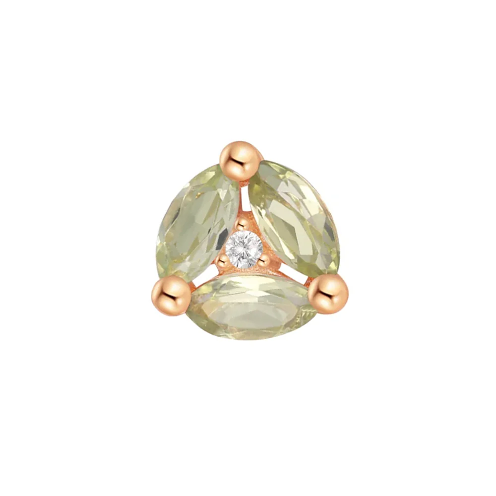 threadless: "Triple Threat" End in Gold with Gemstones - Image 14