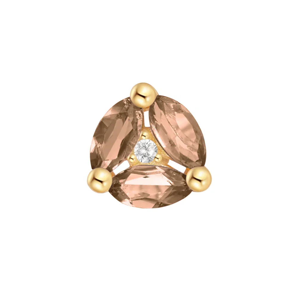 threadless: "Triple Threat" End in Gold with Gemstones - Image 18