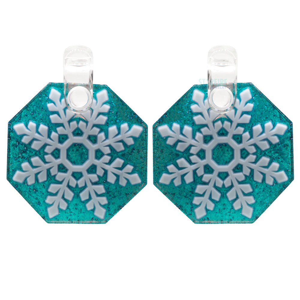 Frozen Fern Glass Weights on Gorilla Grip - Image 3