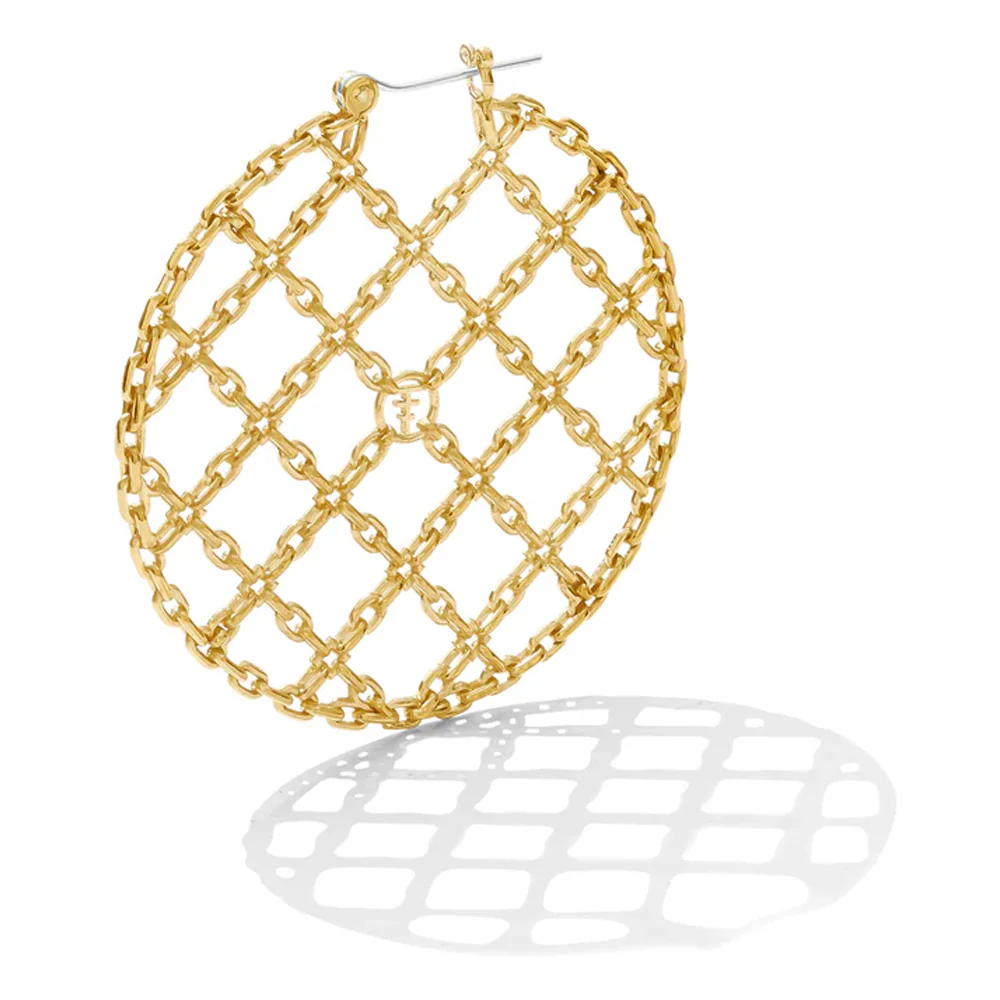 "Furiosa" Hoop Earrings - Image 2