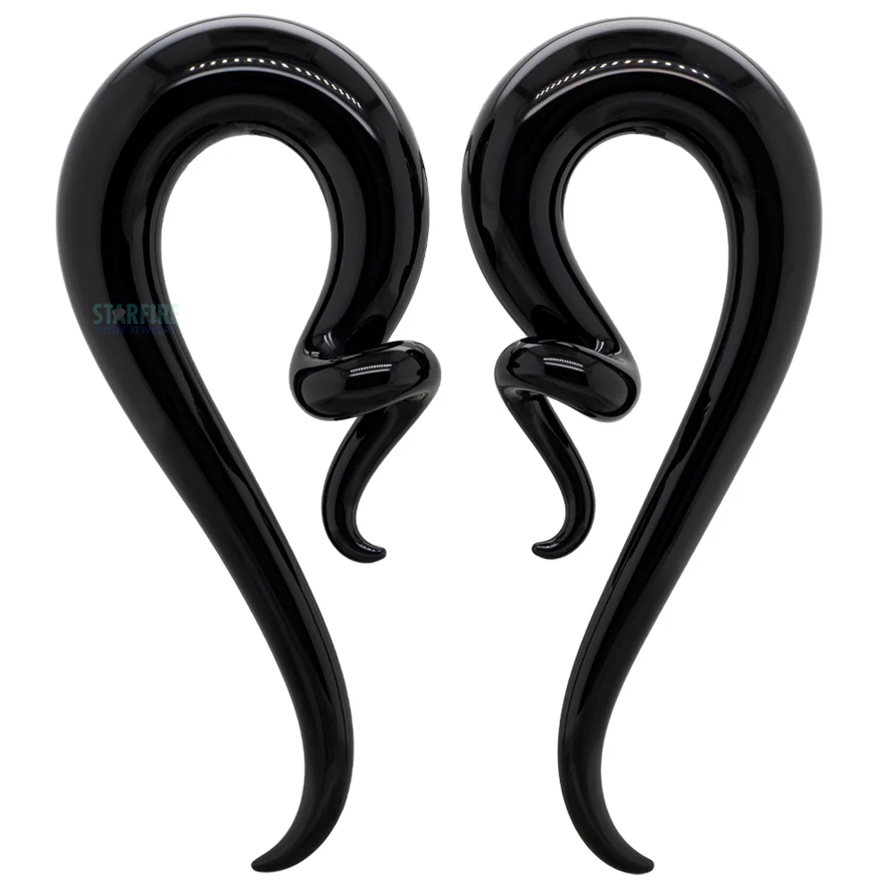Glass Coiled Snakes - Raven - Image 3