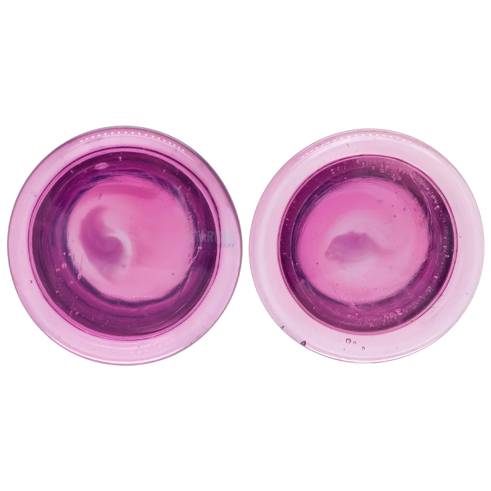 Glass Colorfront Plugs - Grape Jelly (Premium Color) - Image 5