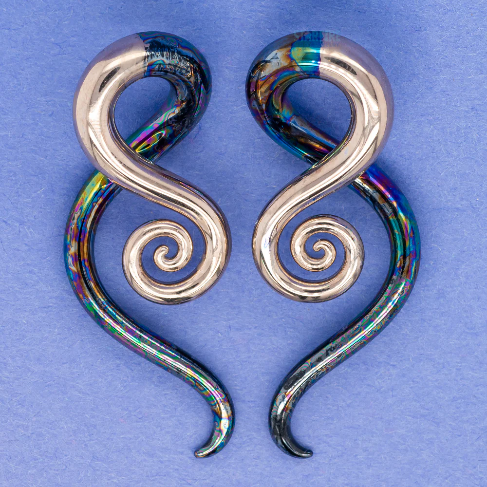 Glass Mini Squids - Cruella Platinum - Image 2