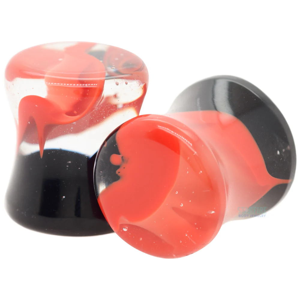 Glass Power Plugs - Red Black - Image 4
