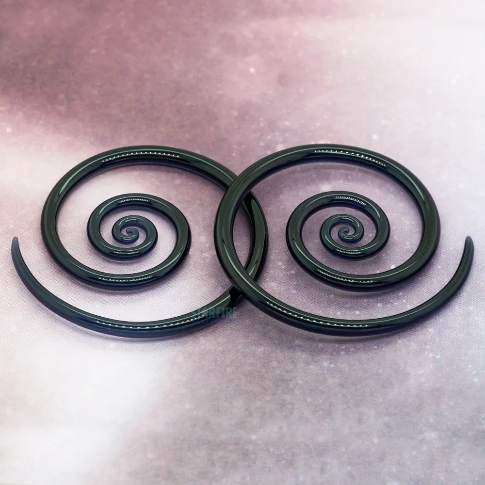 Glass Spirals - Squid Ink - Image 2