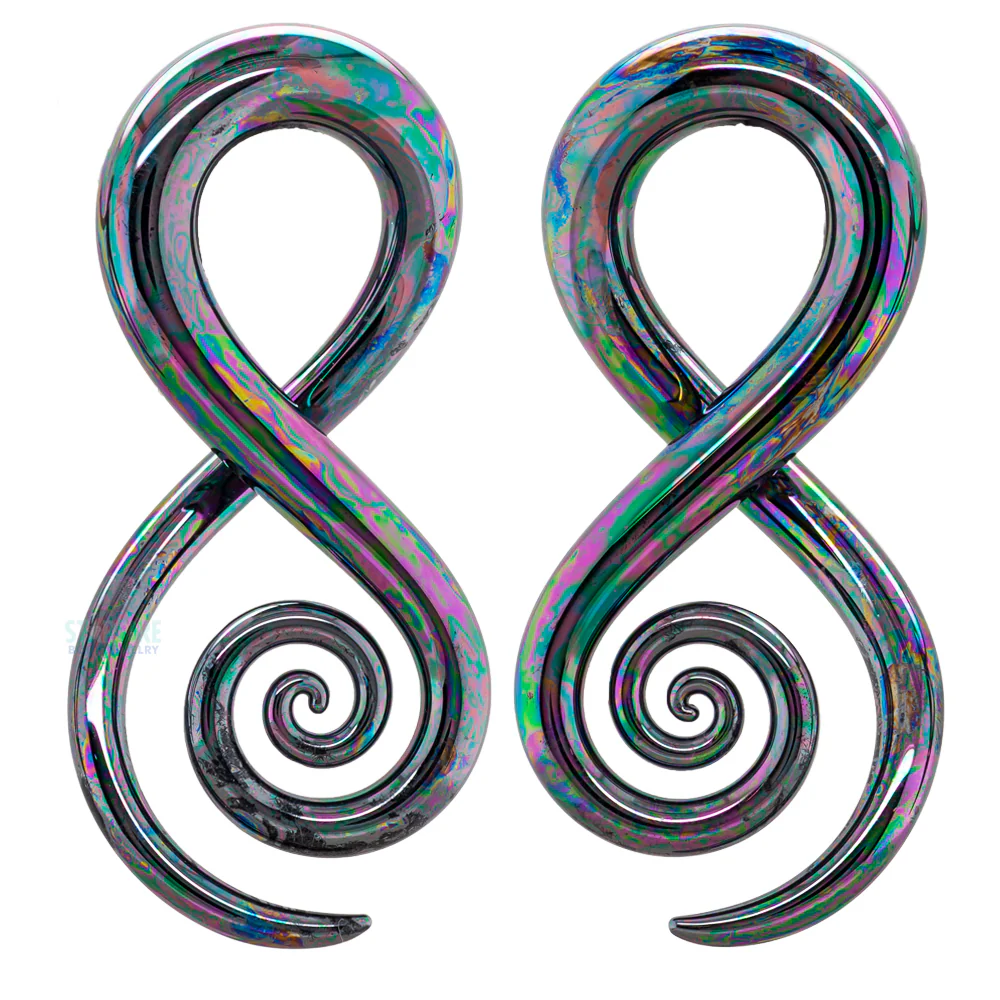Glass Bobtail Squids - Oil Slick Raven