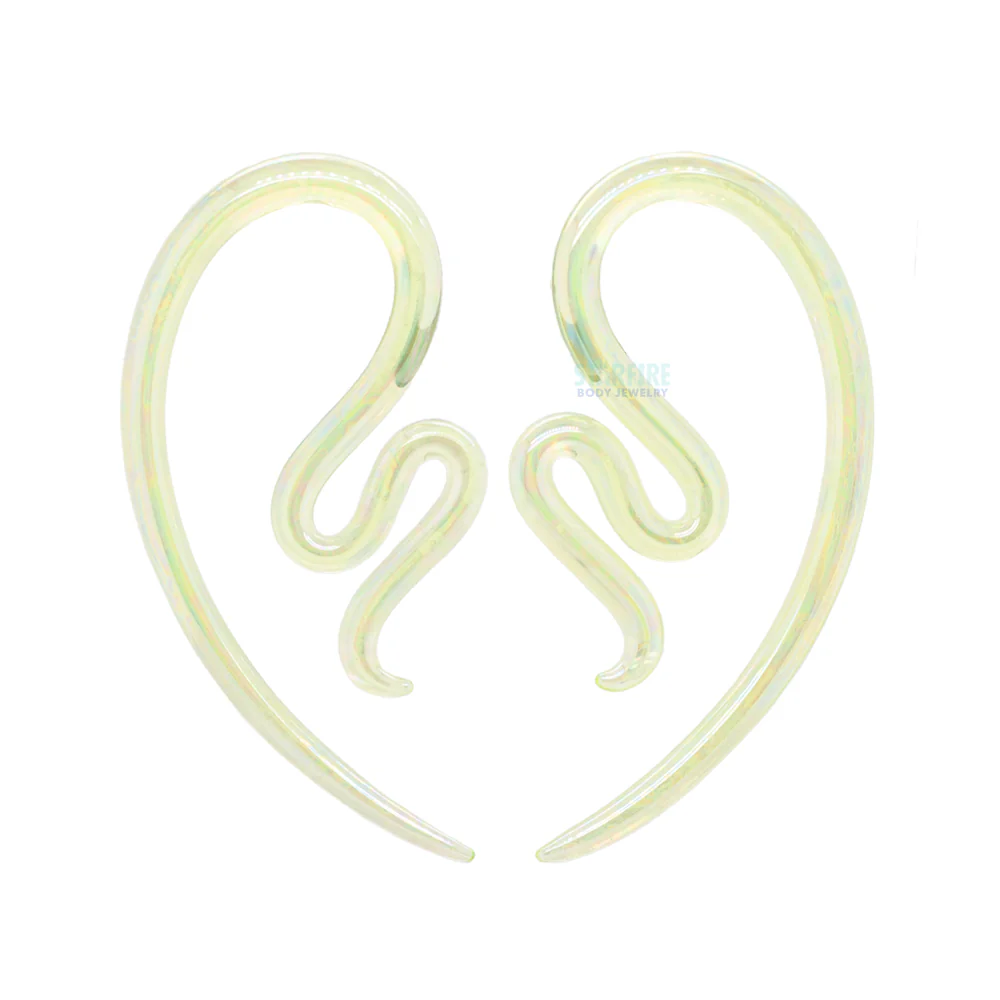 Glass Mini River Talons - Oil Slick Chartreuse