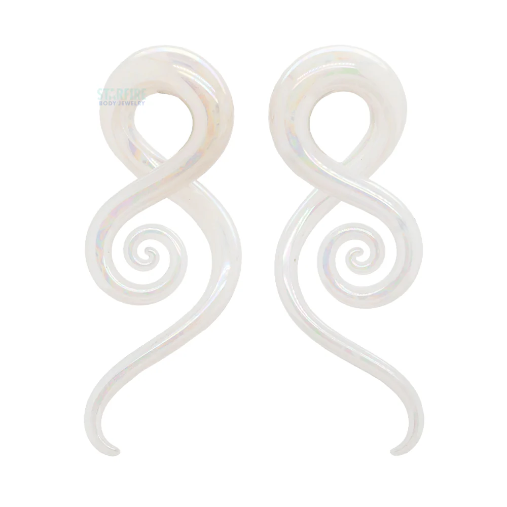 Glass Mini Squids - Oil Slick UV Secret Pink - Image 2