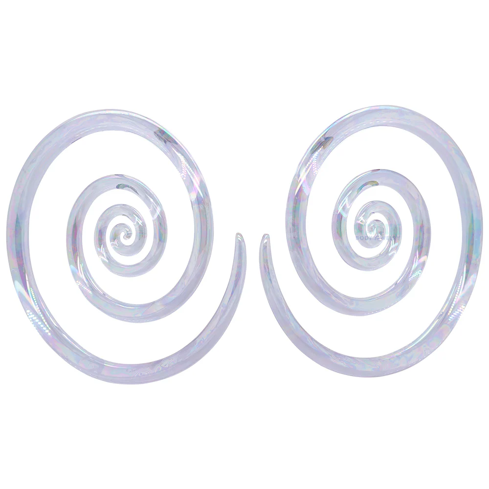 Glass Spirals - Oil Slick Purple Rain