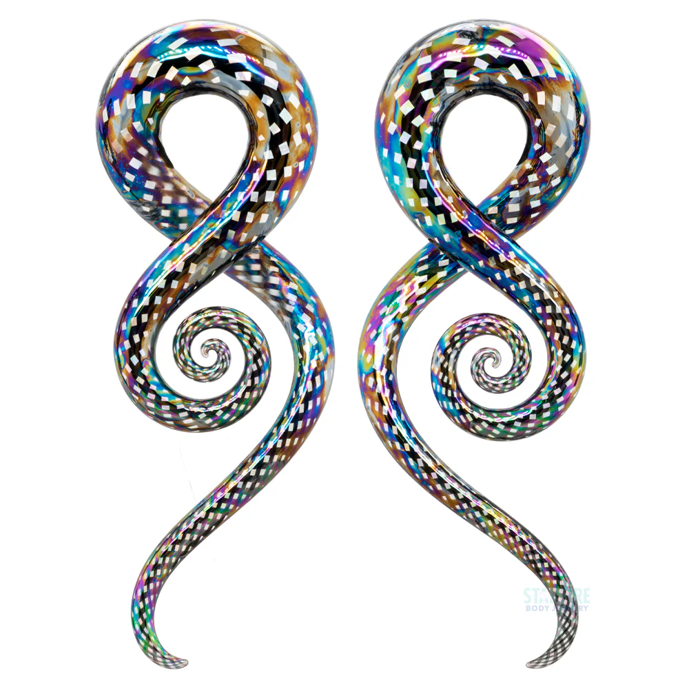 Glass Squids - Oil Slick Black Fishnet - Image 2