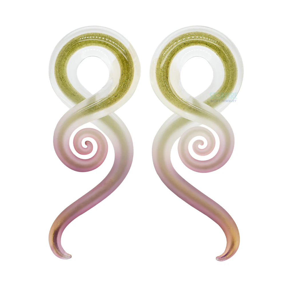 Glass Mini Squids - Gold Tourmaline - Image 3