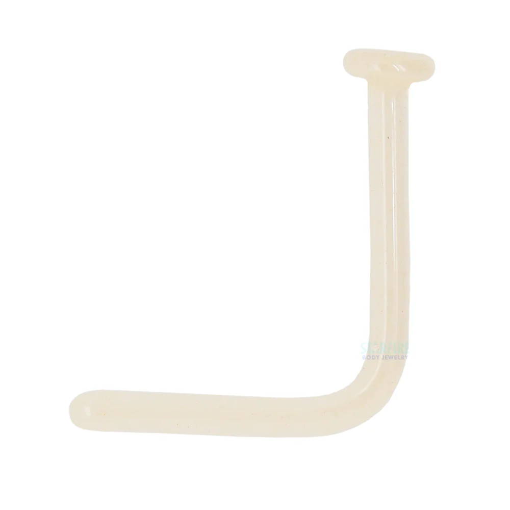 Glass Nostril Retainer - Porcelain - Image 3