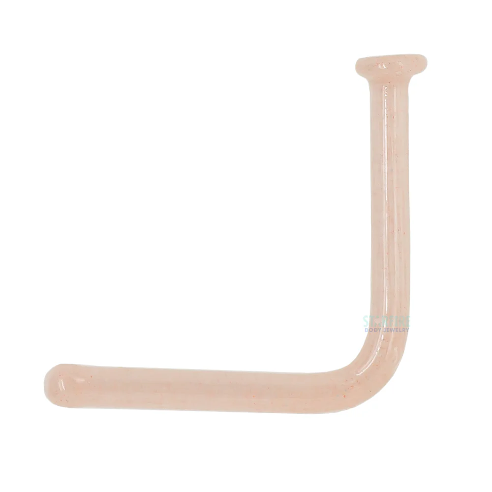 Glass Nostril Retainer - Taupe - Image 3
