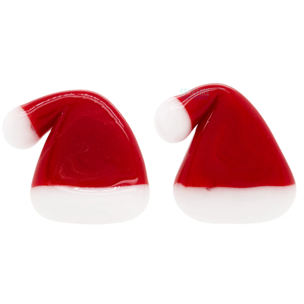 Santa Hat Glass Plugs - Image 3