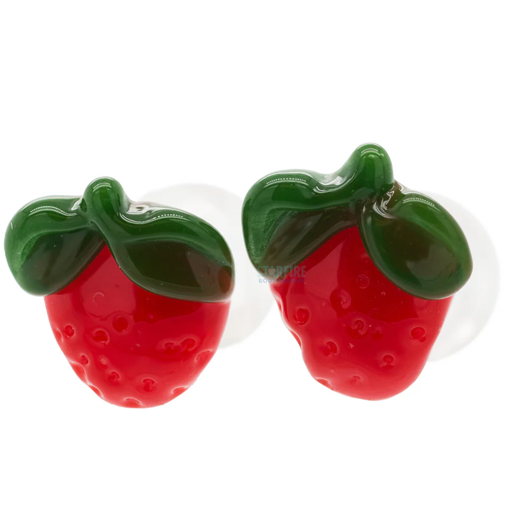 Strawberry Glass Plugs - Image 3