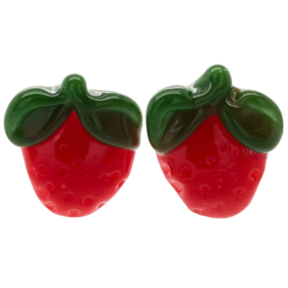 Strawberry Glass Plugs - Image 4