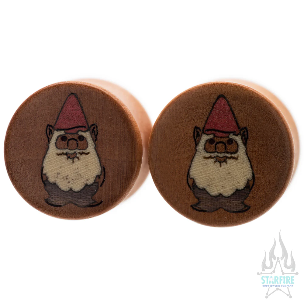 Gnome Wood Inlay Plugs - Image 2