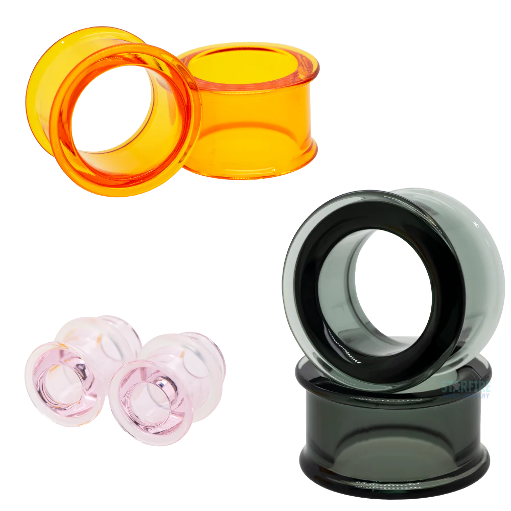 Boro Bullet Holes (Glass Eyelets) - Honey - Image 2