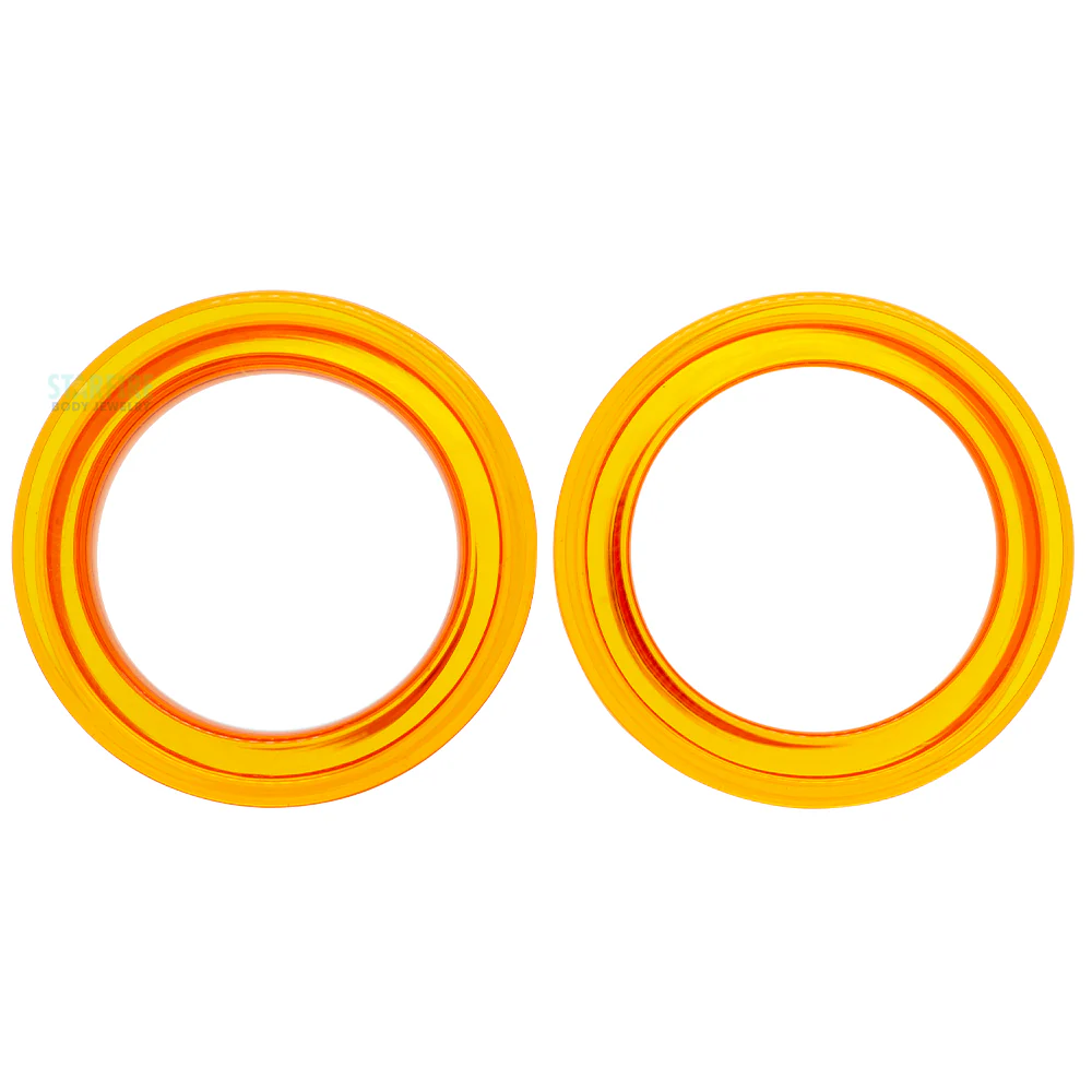 Boro Bullet Holes (Glass Eyelets) - Honey - Image 3